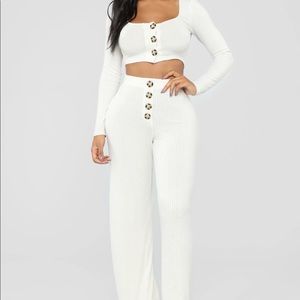 2 piece lounging around pant set..